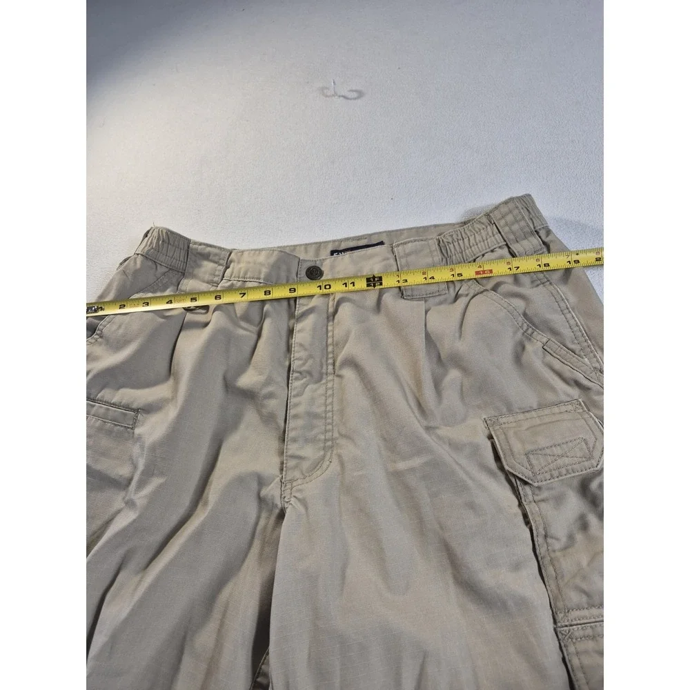 5.11 Tactical Series Pants Mens 36x30 Khaki Tan Ripstop Cargo Combat Work Unifo